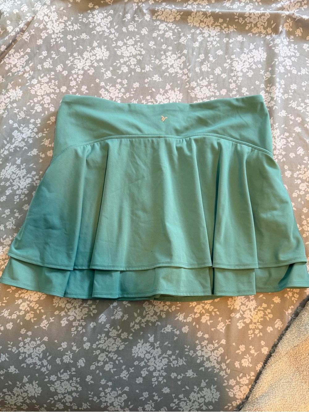 Old Navy Teal Layered Skater Athletic Skirt